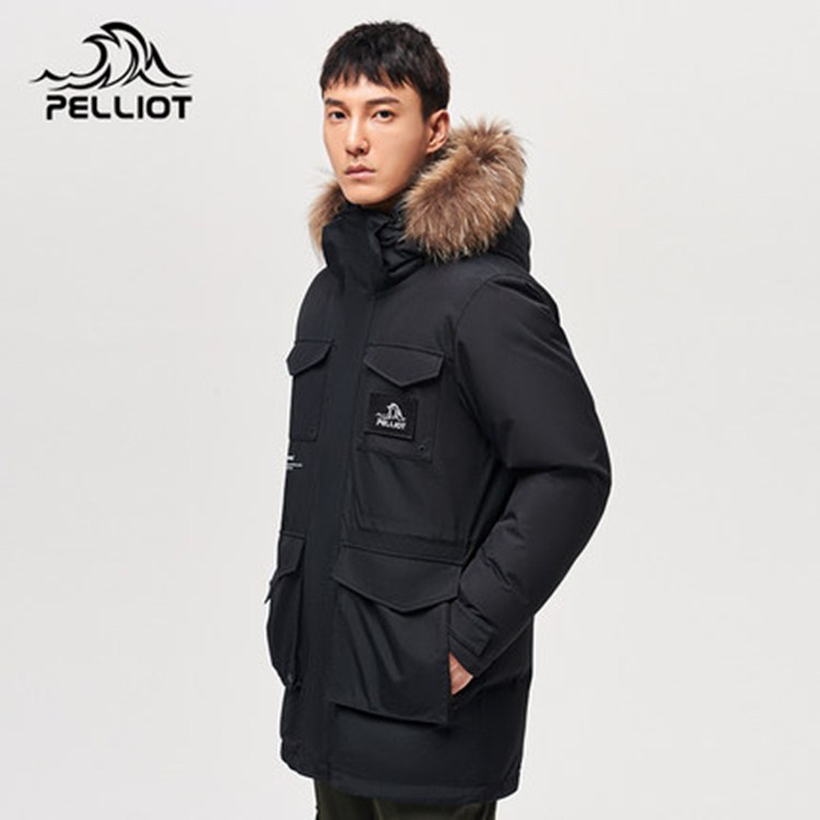 Water repellent Down Jacket Men's windproof parka 2021 long winter 90% white goose down puffer jacke