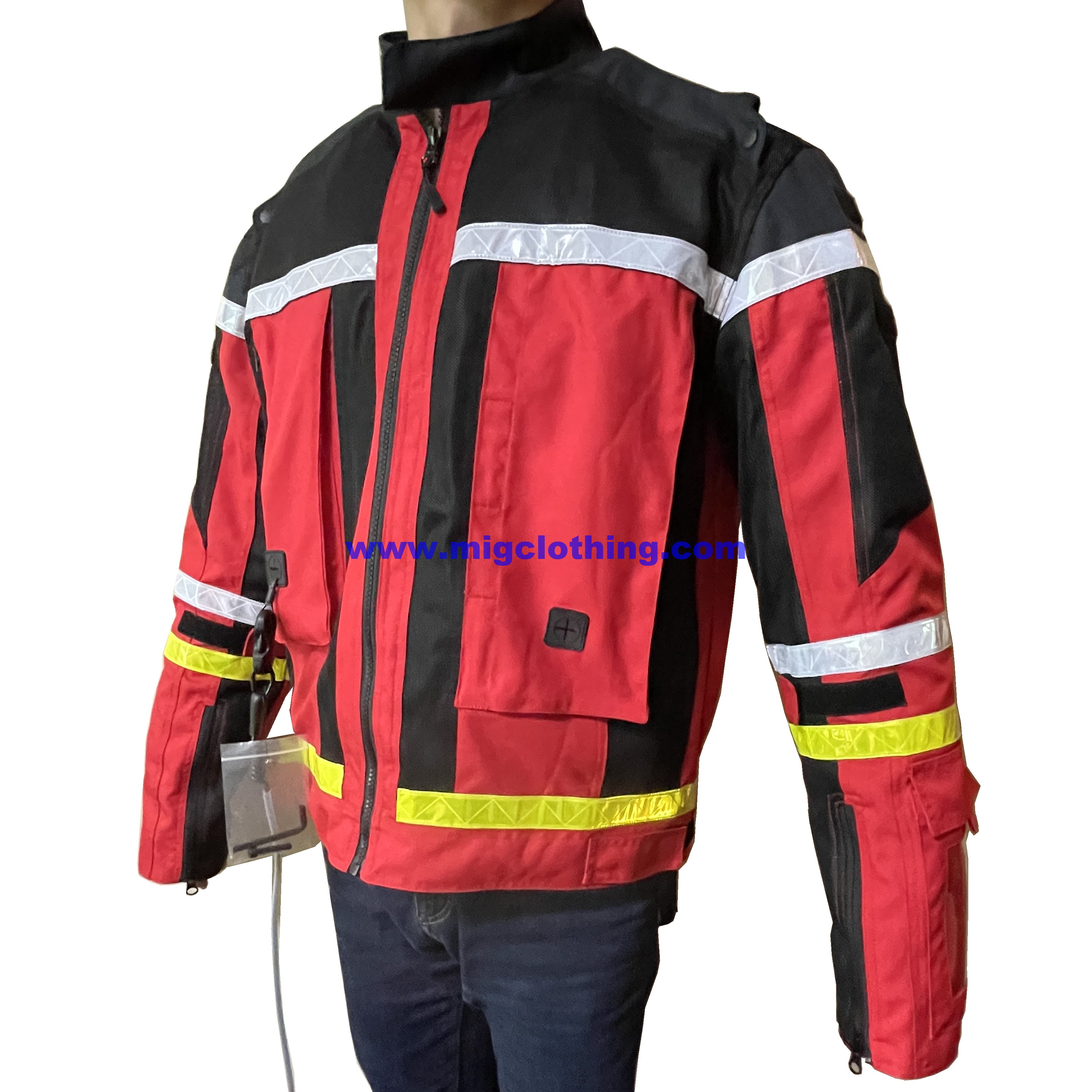 Summer Motorcycle Riding Jacket Mesh Breathable CE Armored Anti-Impact Clothing for Men Unisex-Adult