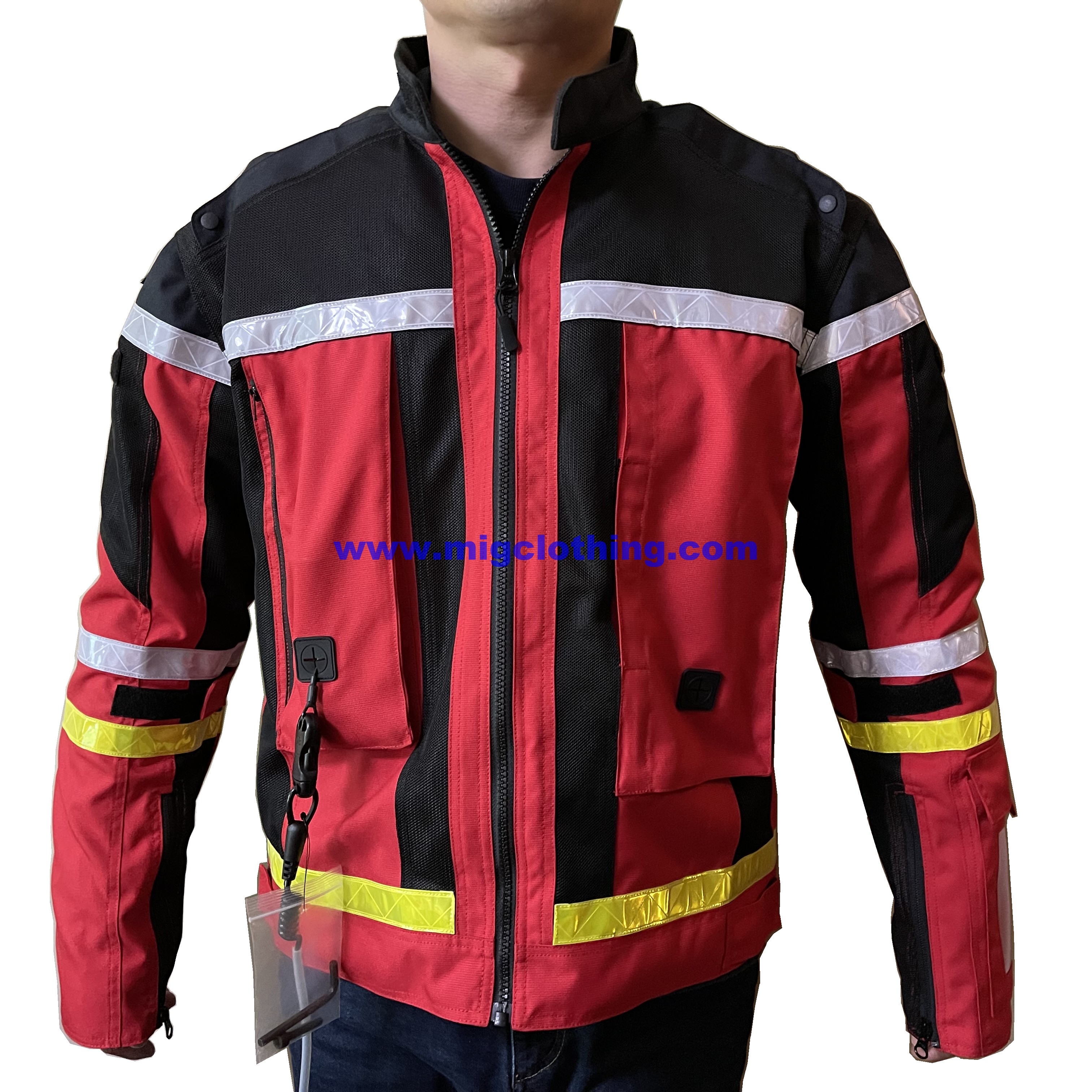 Summer Motorcycle Riding Jacket Mesh Breathable CE Armored Anti-Impact Clothing for Men Unisex-Adult