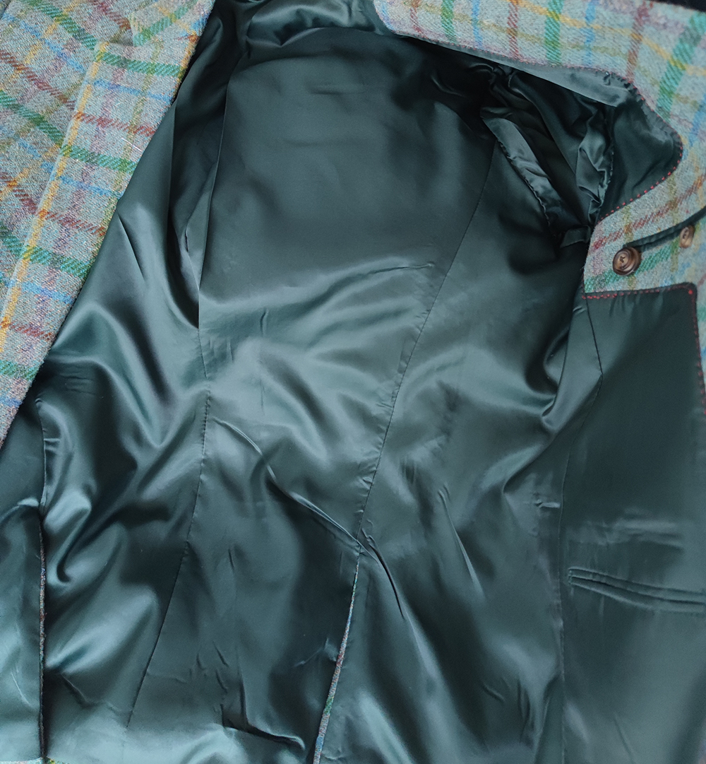 Customized Men's Slim Green Three Piece Suit Wedding Dress