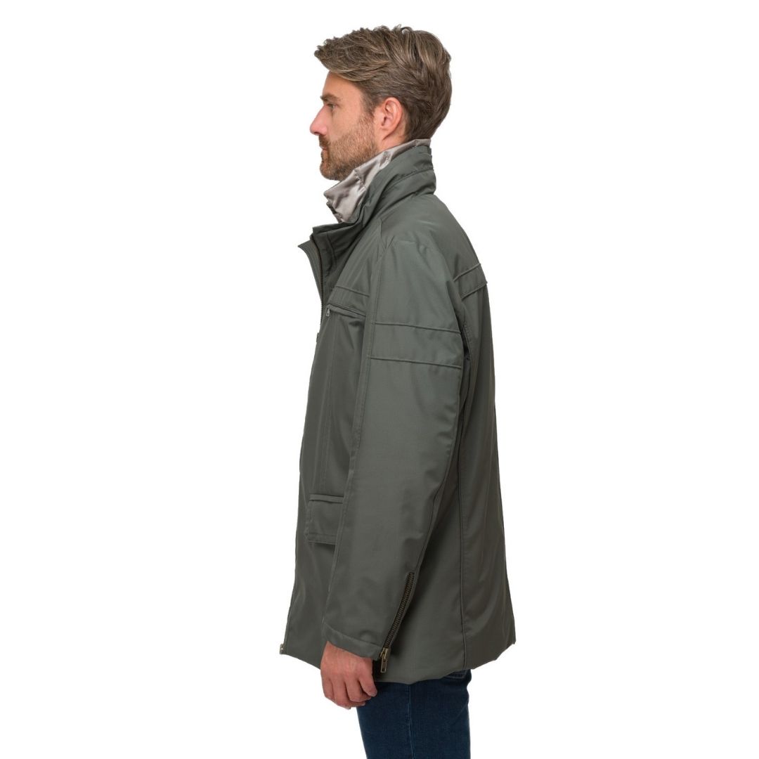 Men Luxury Green Coat Jacket - Short - SKUDOMADE - Tailormade -Customizable - plus size men's jacket