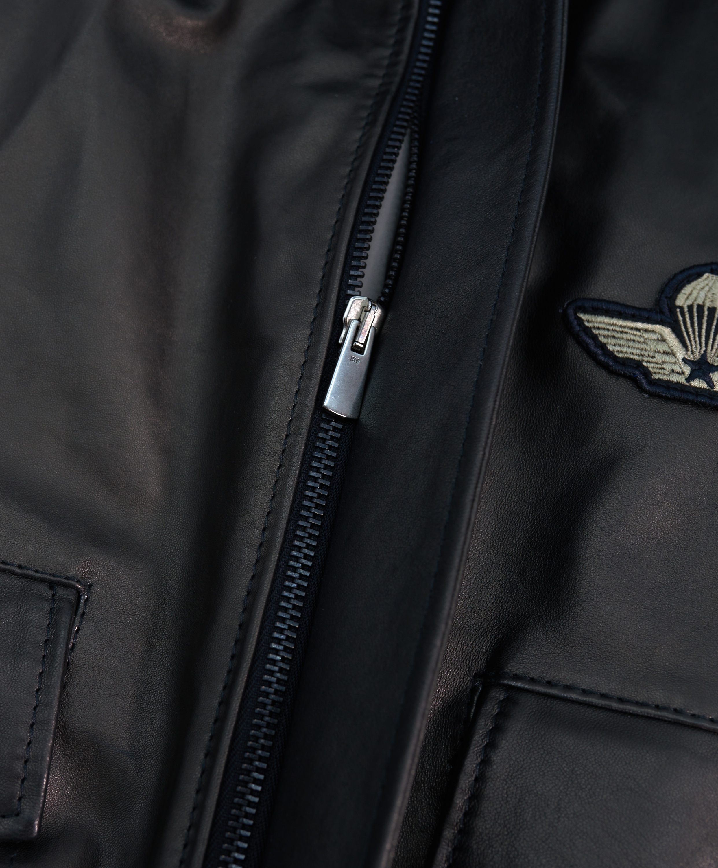Made in Italy black leather bomber aviator jacket for men Italian product fall jackets for everyday 