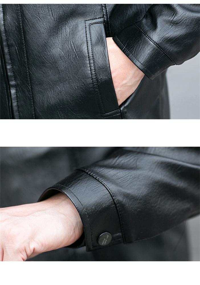 Fashion original leather jacket sheepskin coat warm jacket men