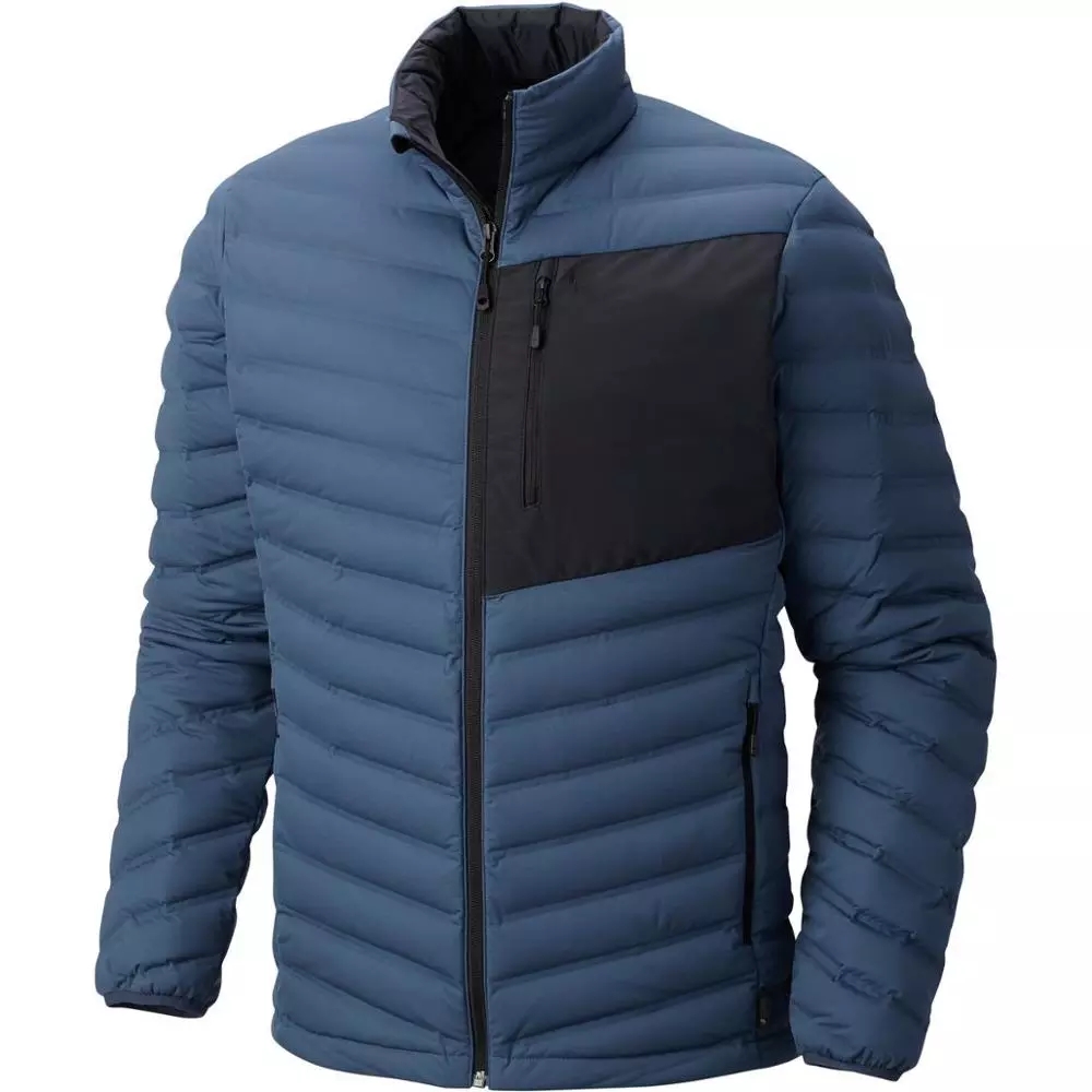 OEM Custom High Quality Winter Fashion Warm Men's  Down Jacket Foldable Goose Duck Down Jacket