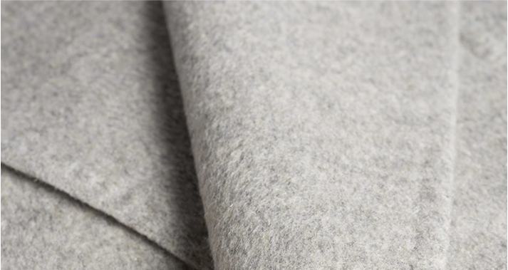 2019 latest design grey plain business gentleman's double breasted over coat men clothing