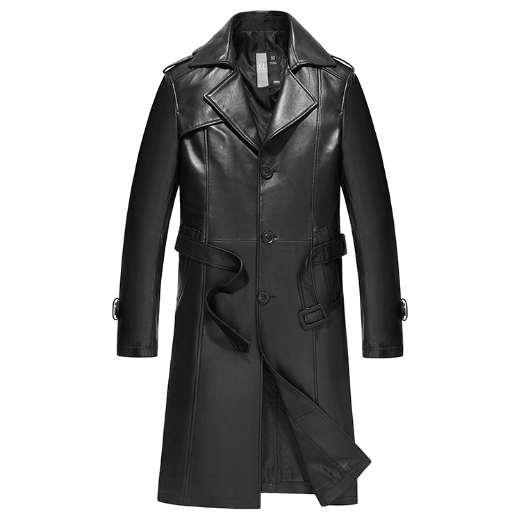 Good quality factory directly genuine woodland leather mens jackets