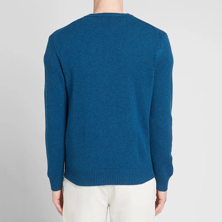 Custom make jacquard pattern cotton cashmere knitt