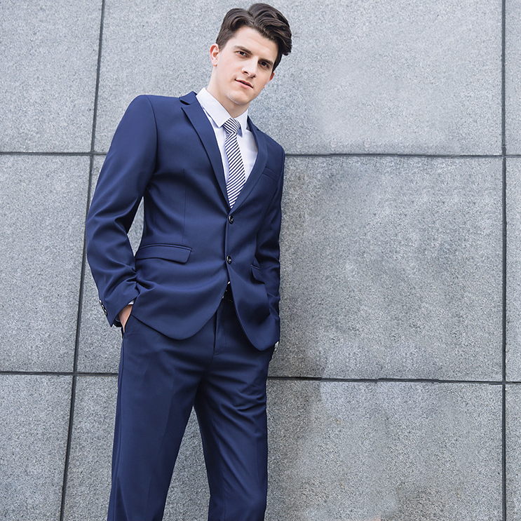 Elegant High-end Custom Men's Slim Fit Formal Busi