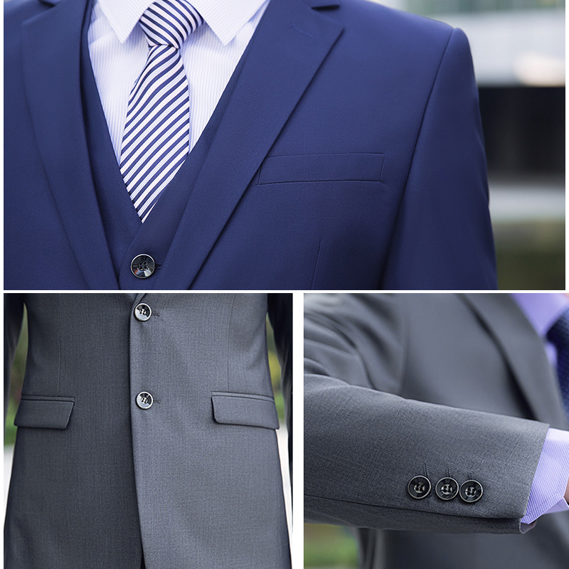 Elegant High-end Custom Men's Slim Fit Formal Busi