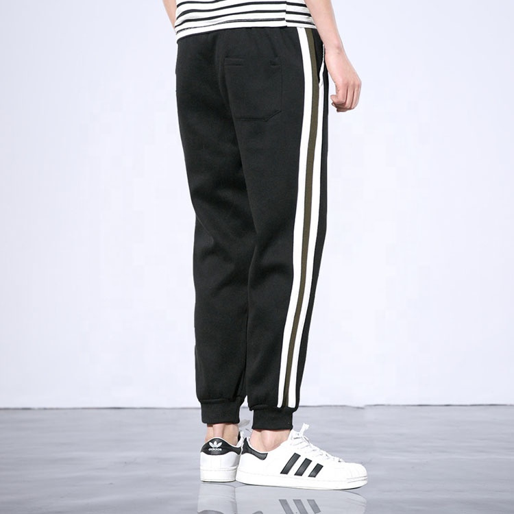 Custom men autumn sports pants fine cotton trouser