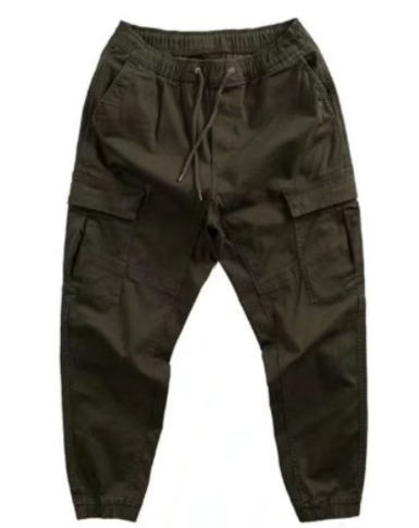 2022 Summer Men's Large Size Cargo pants loose zip