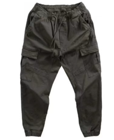 2022 Summer Men's Large Size Cargo pants loose zip
