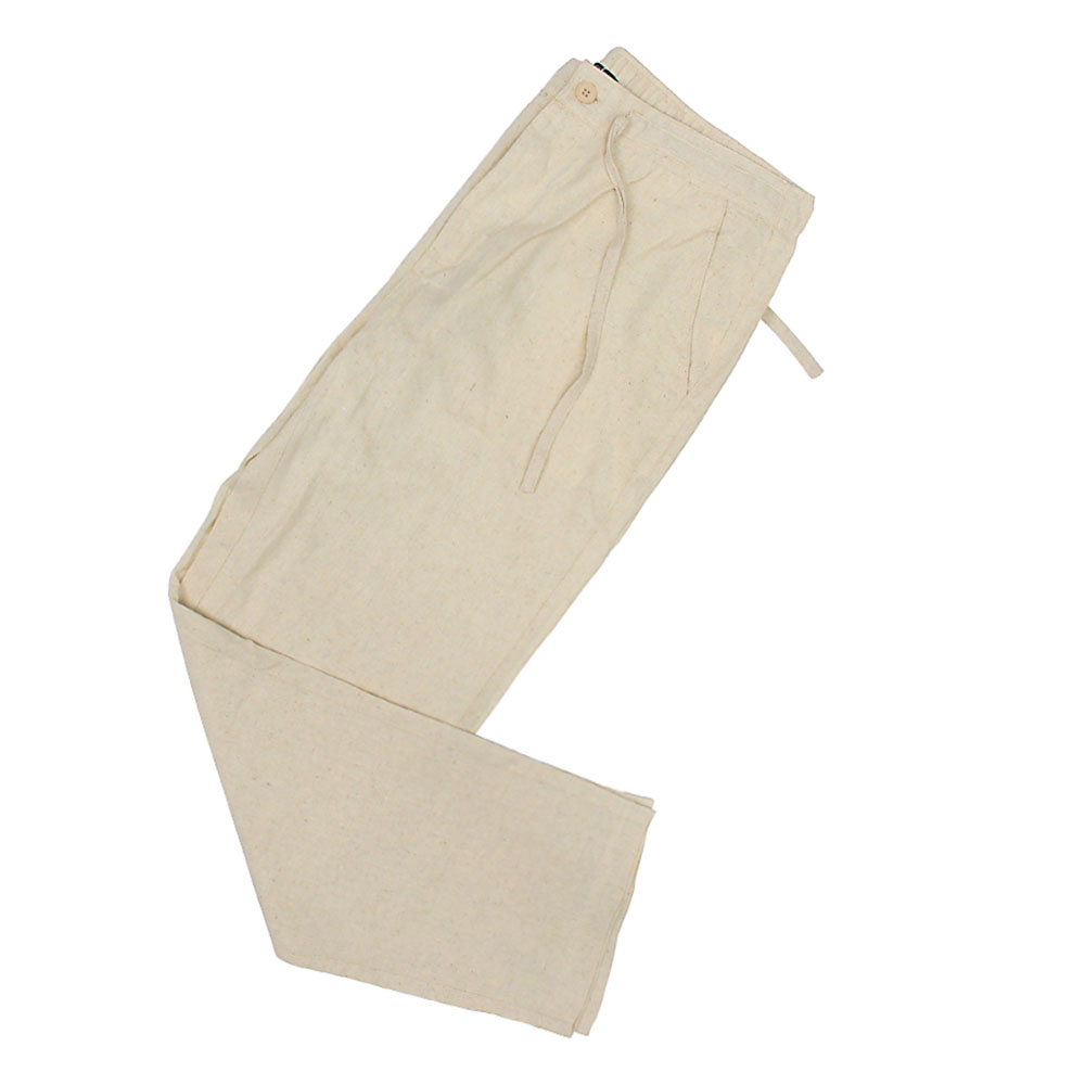 Shinesia men' linen pants plus size large loose co