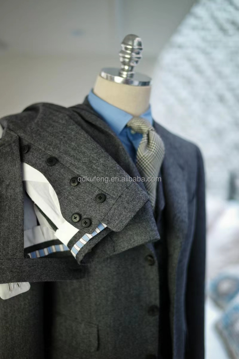 men suits jacket pants vest 3 pieces coat pant men suit wool fabric available