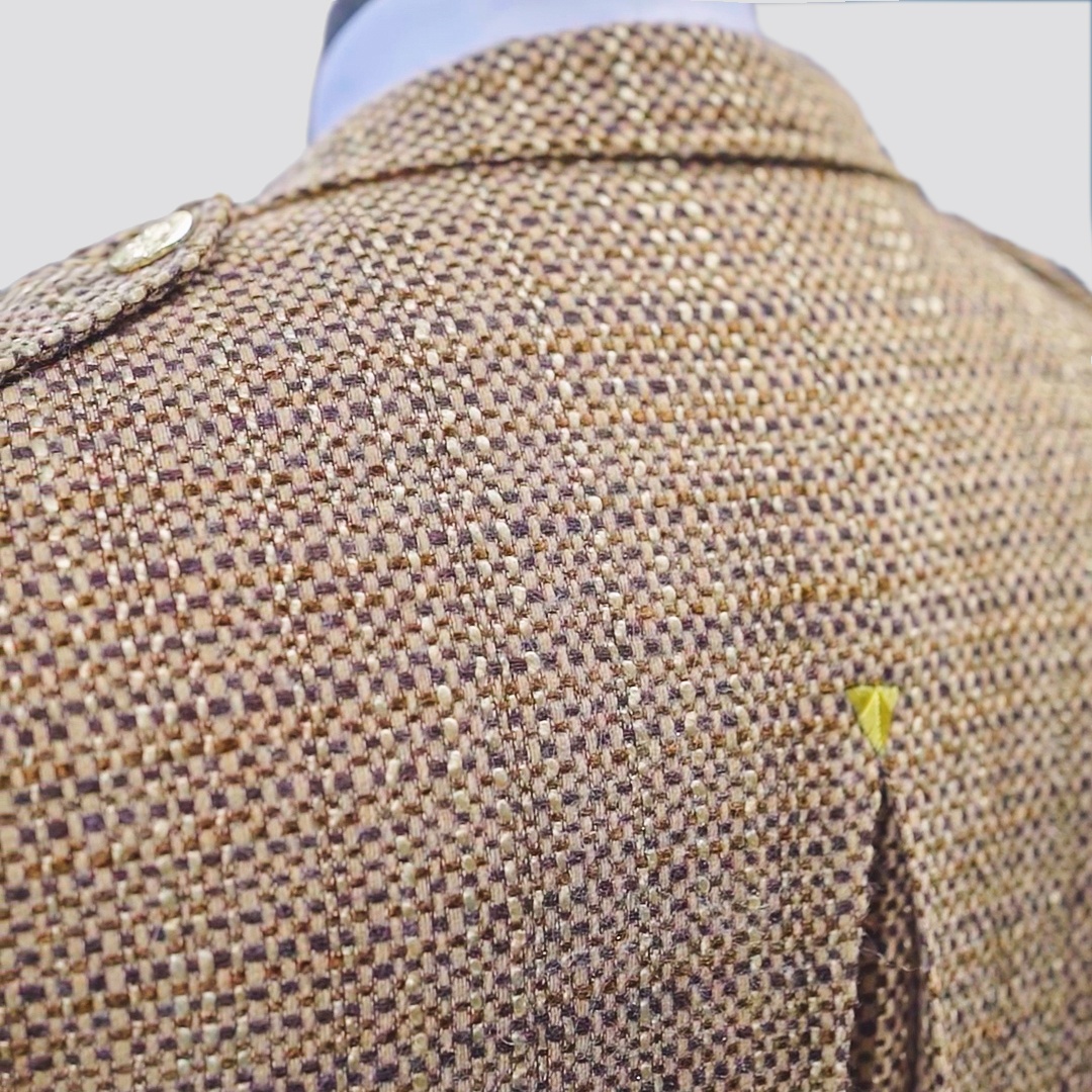 2022 Yellow Wool And Flax Jacket Designer Clothes Custom Wedding Suits For Men