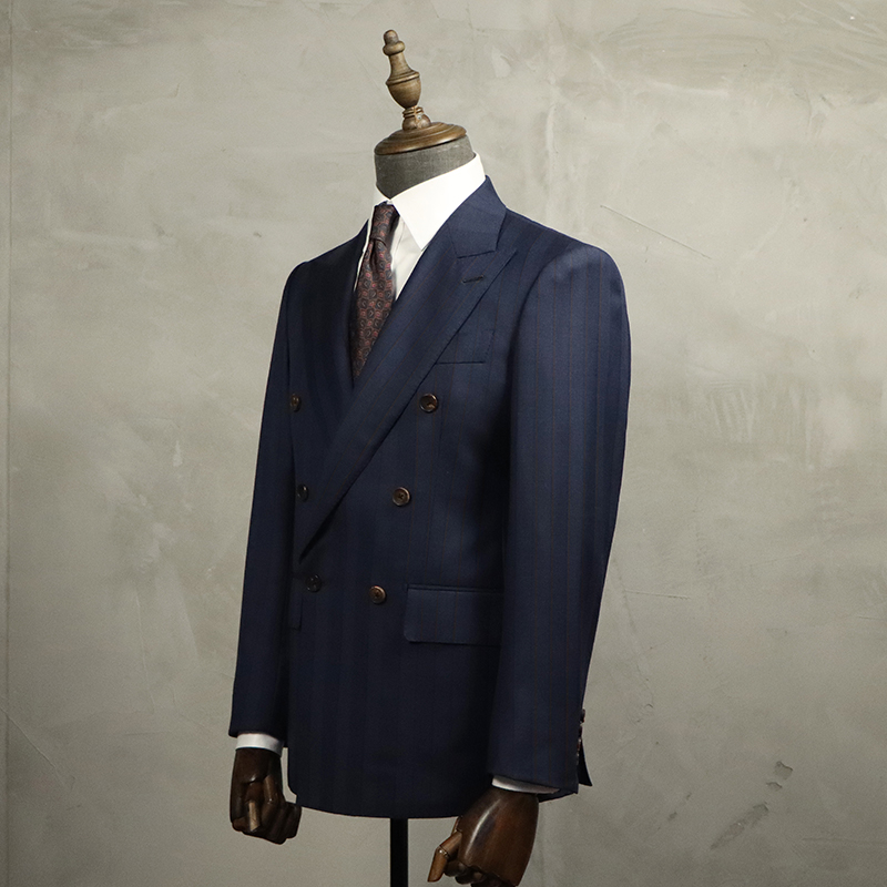 CMT Half Canvas Double Breasted Suit Bespoke Tailor Made  Custom Mens Suit Hand Made British Style W