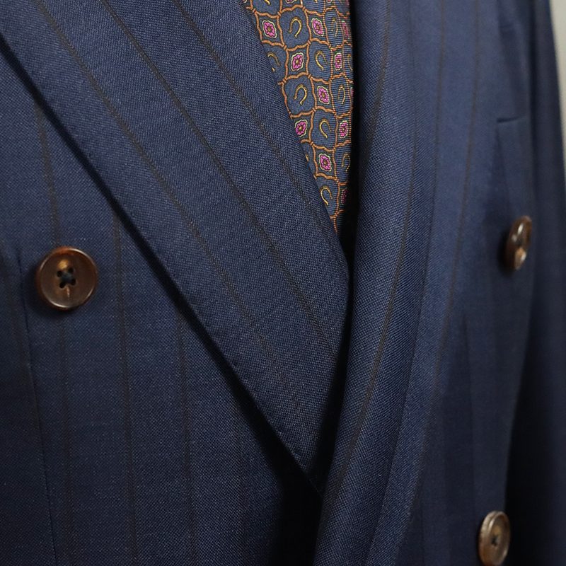 CMT Half Canvas Double Breasted Suit Bespoke Tailor Made  Custom Mens Suit Hand Made British Style W