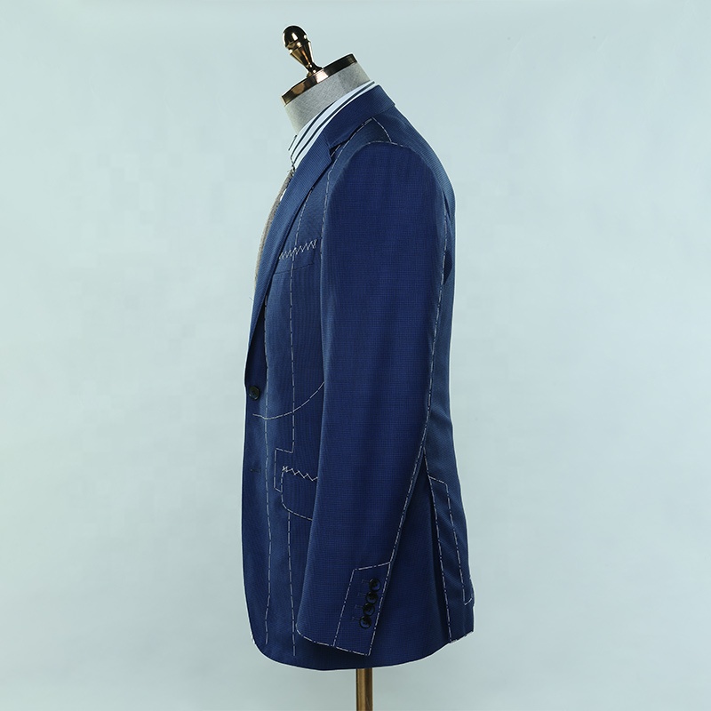 Unique Design Popular custom men suit Size can be customized 2020 fabric  100% wool full canvas suit