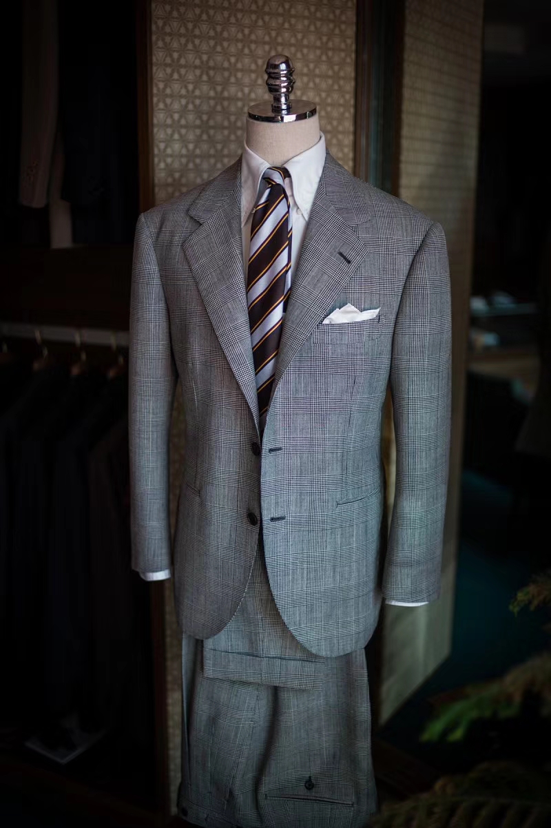 custom man suits clothing fasion suits set for men with plus size blazer suits