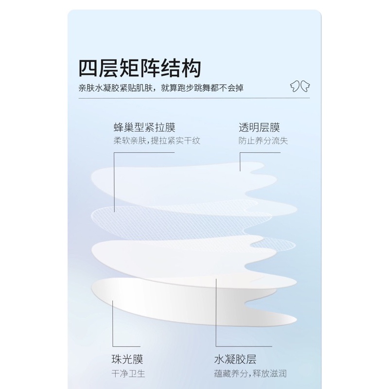 Han Lunmeiyu microcrystalline decree pattern patch eye mask paste forehead pattern patch dilute fine