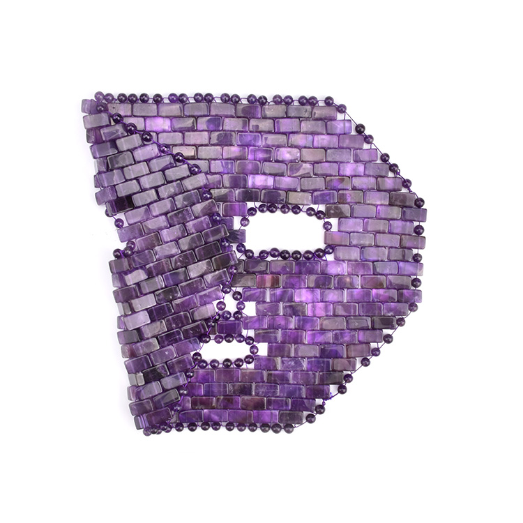 Anti aging jade sleep crystal facial eye mask amethyst face mask skin care natural
