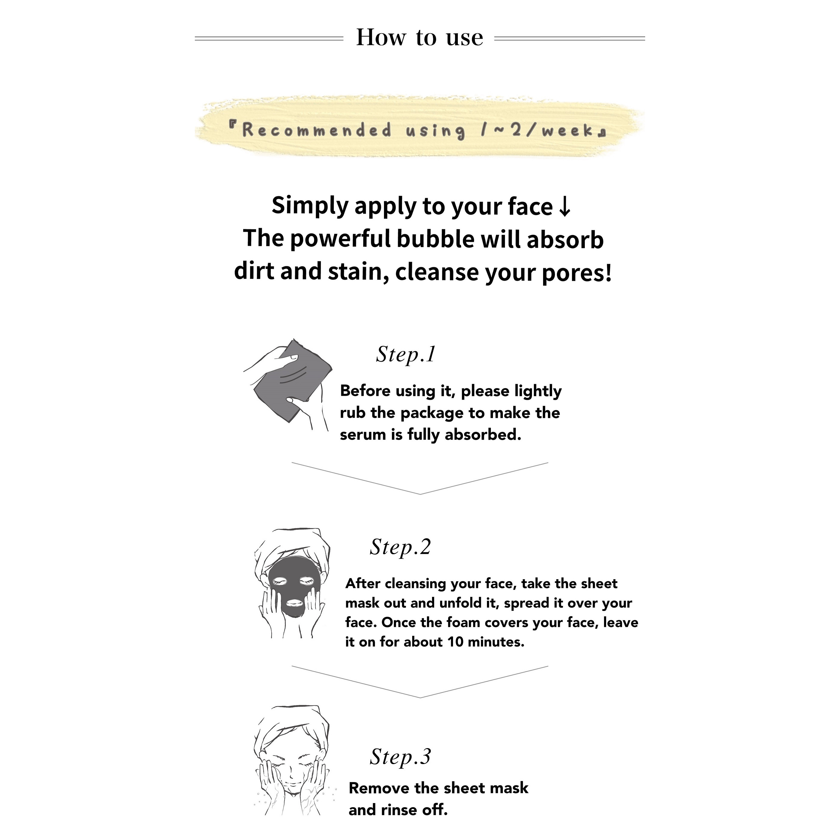 Bubble Moisture Facial Wholesale Mask With Mineral