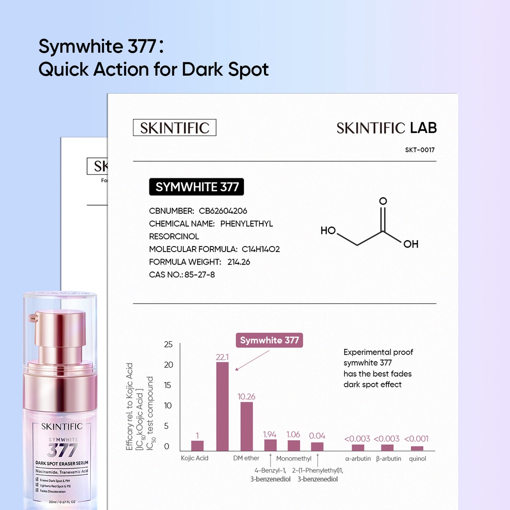 SKINTIFIC SymWhite 377 Dark Spot Serum With Niacinamide Brightening Serum Whitening Glowing Moisturi