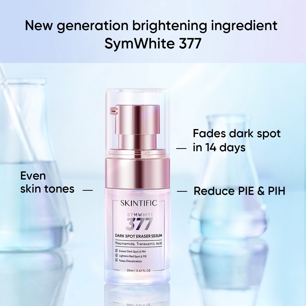 SKINTIFIC SymWhite 377 Dark Spot Serum With Niacinamide Brightening Serum Whitening Glowing Moisturi