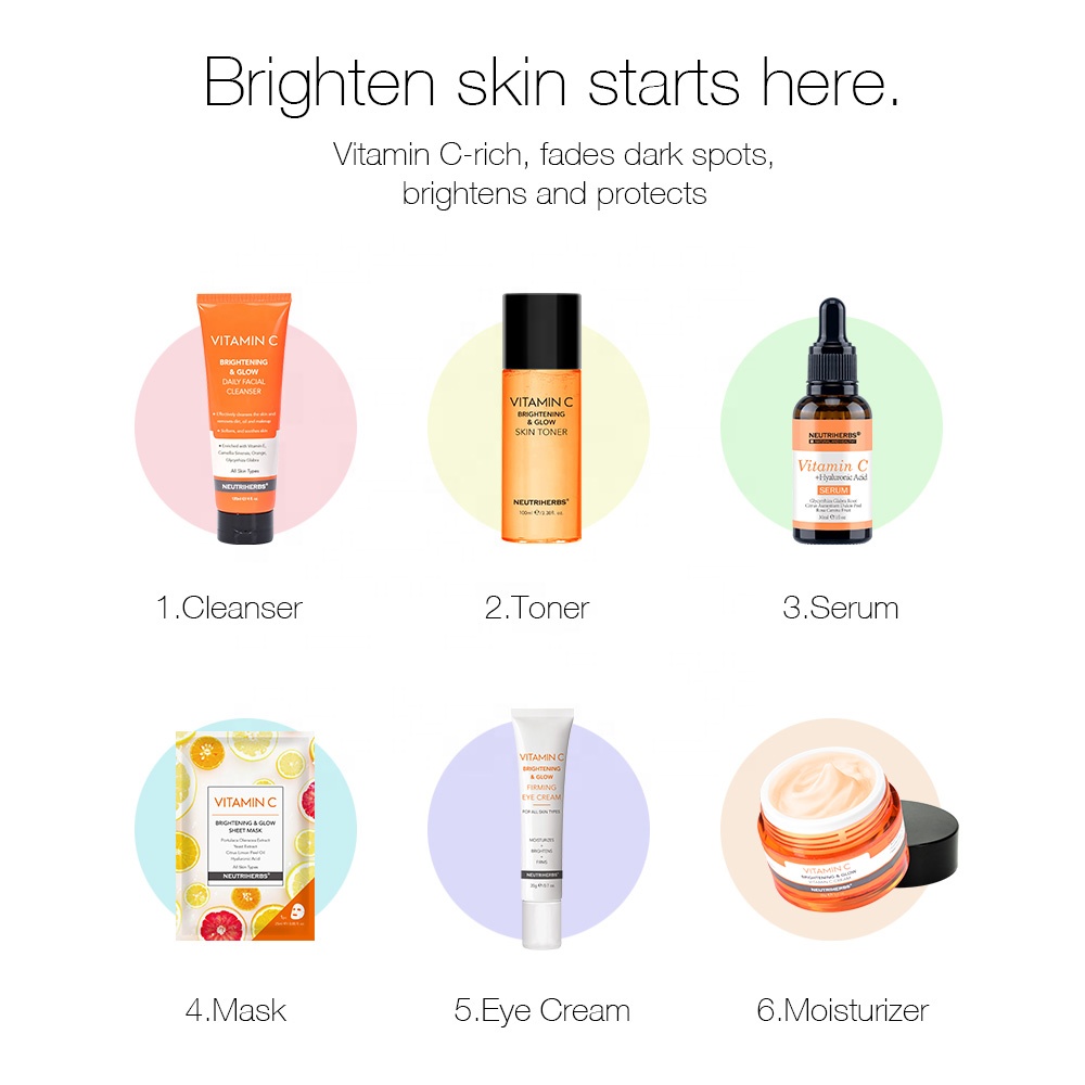 Private Label Korean Natural Organic Face Skincare