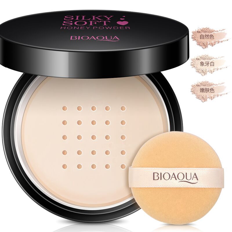 BIOAQUA Matte Setting Powder Oil Control Soft Light Silk Face Concealer Skin Finish Powder Transluce