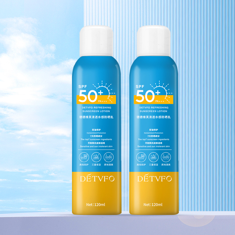 High multiple Sunscreen Spray mild protection redu
