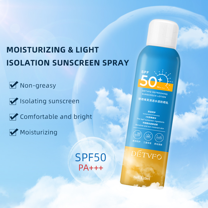 High multiple Sunscreen Spray mild protection redu