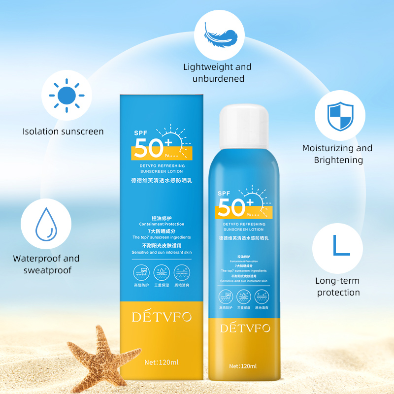 High multiple Sunscreen Spray mild protection redu