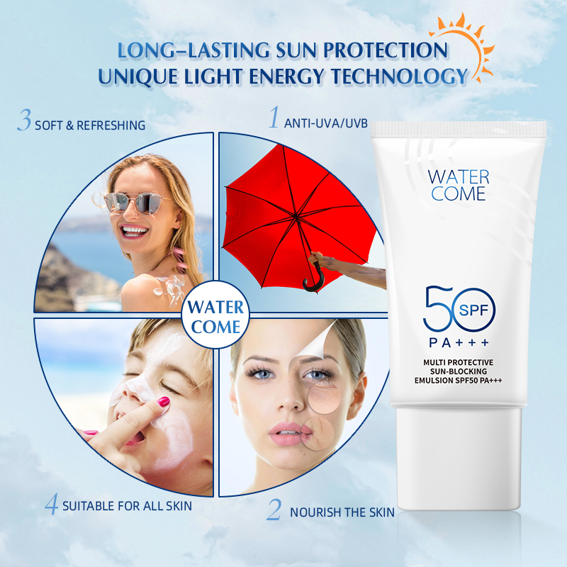 OEM Sensitive Skin Mineral Sunscreen Lotion SPF 50