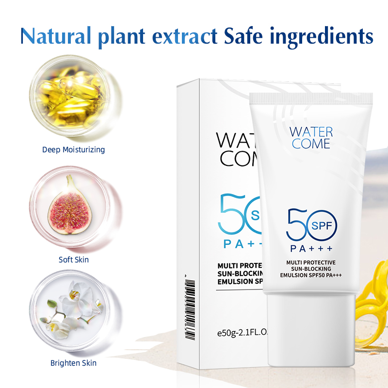 OEM Sensitive Skin Mineral Sunscreen Lotion SPF 50