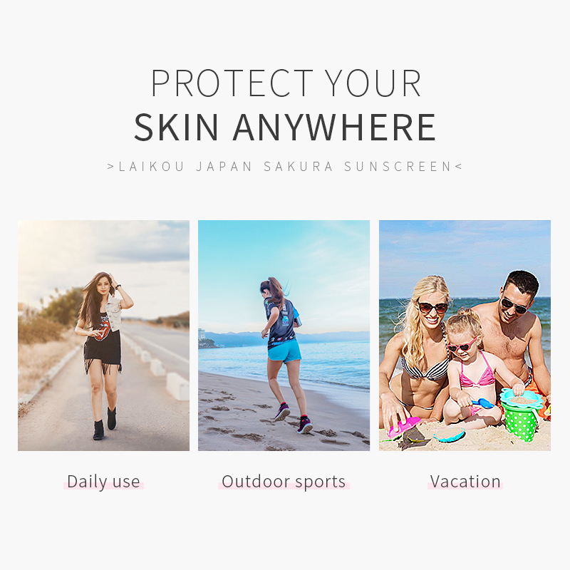 Laikou Japan Sakura Water Based Sunscreen SPF 50+ 