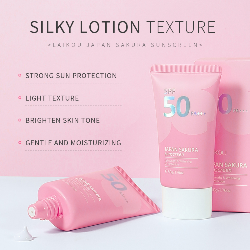 Laikou Japan Sakura Water Based Sunscreen SPF 50+ 