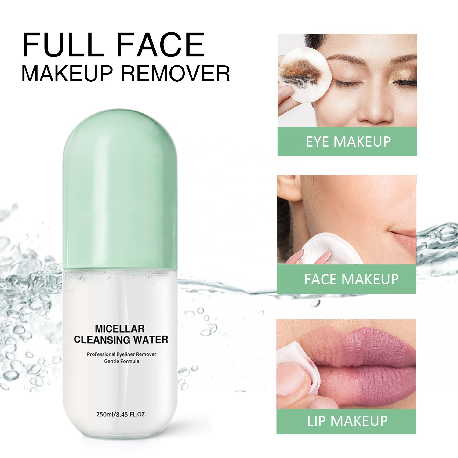 No Stimulation Professional Waterproof Eye Lip Mak