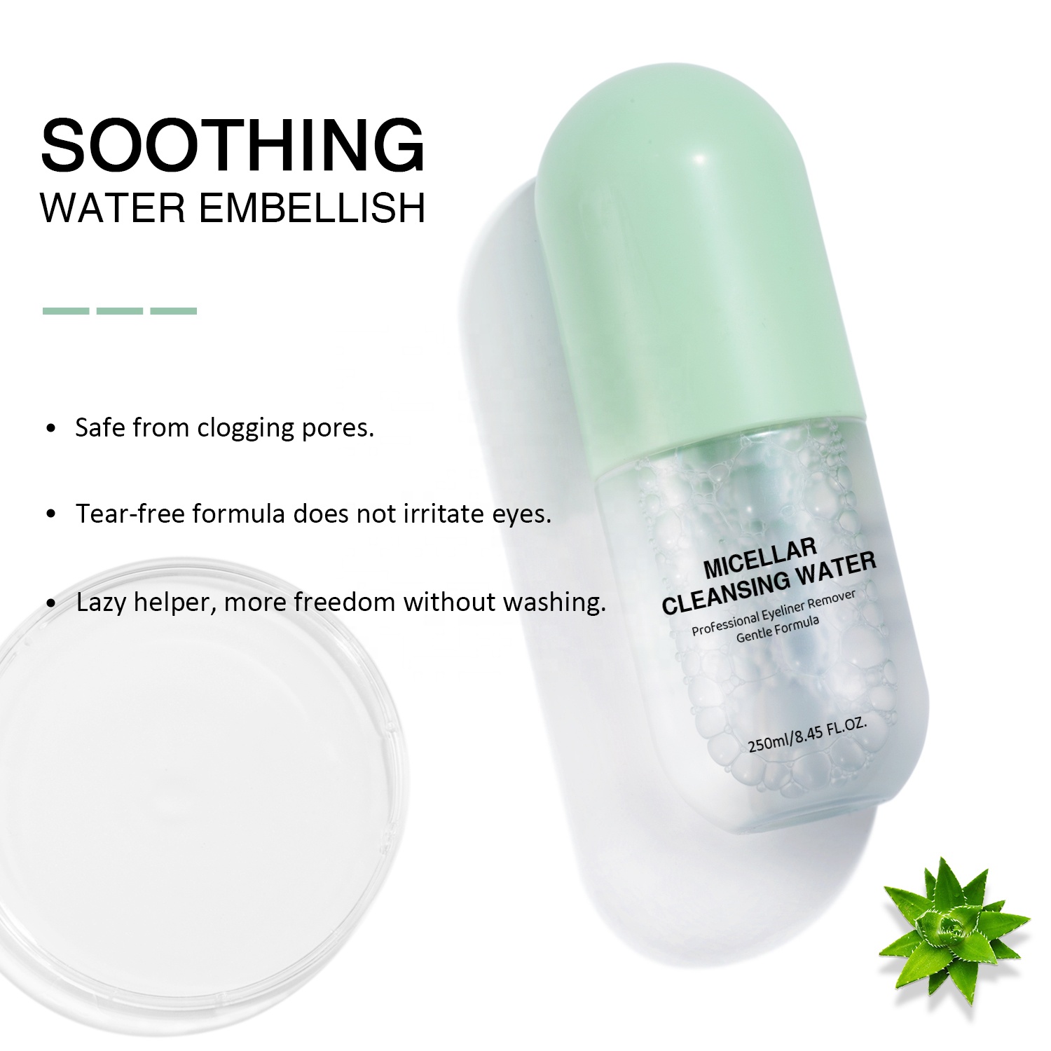 No Stimulation Professional Waterproof Eye Lip Mak