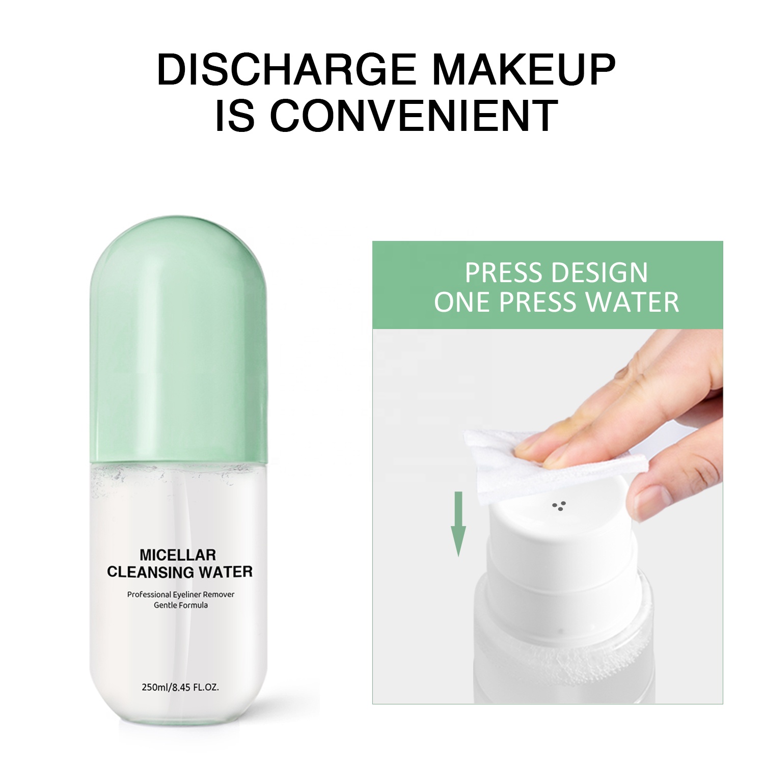 No Stimulation Professional Waterproof Eye Lip Mak