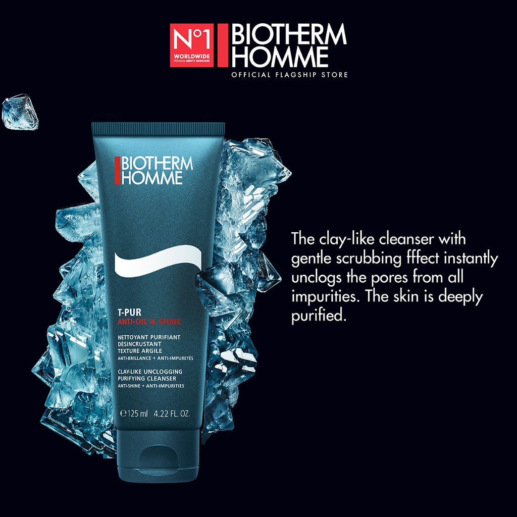 [8-26 MAY ONLY] Biotherm Homme T-Pur Anti Oil & Shine Regimen Set for Men