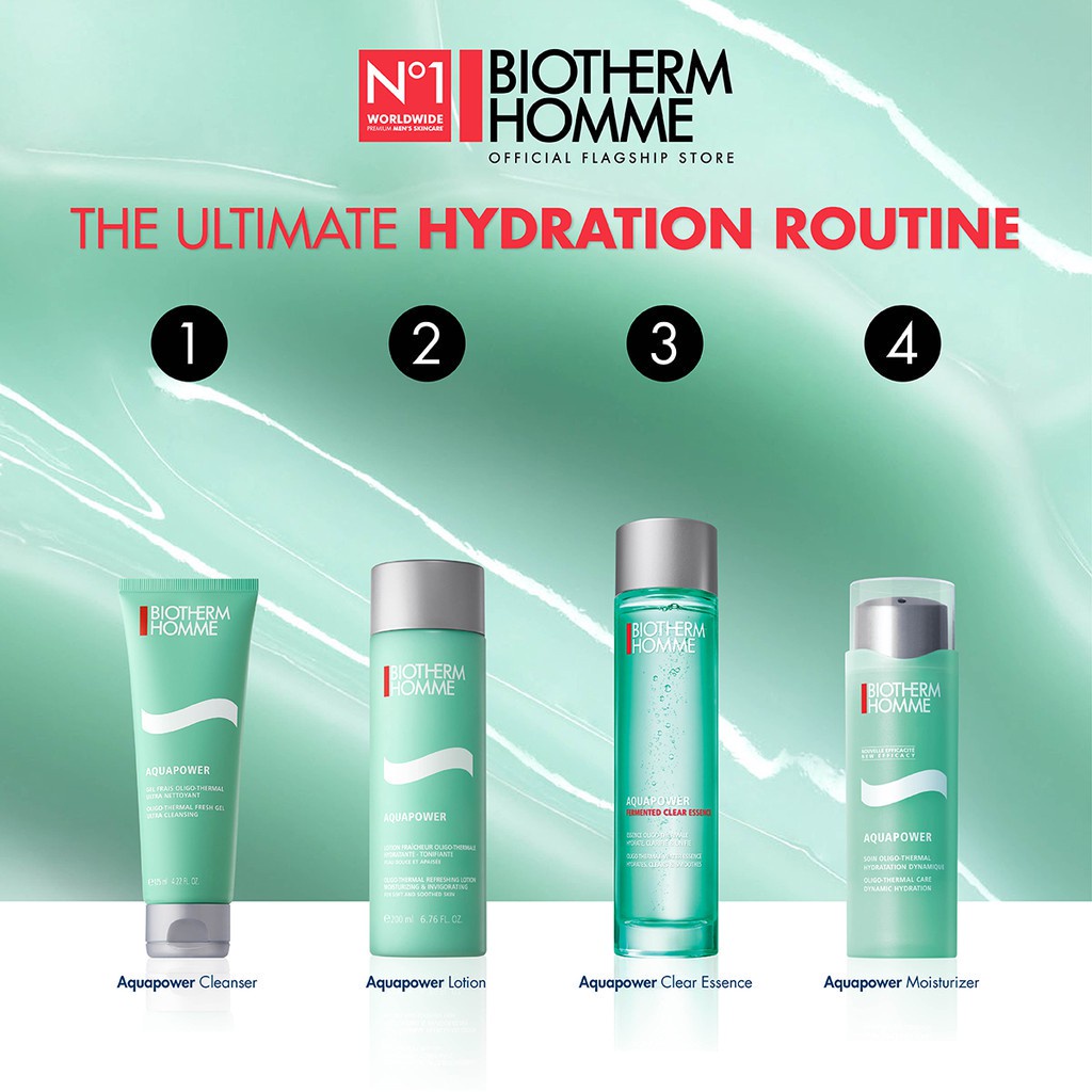 Biotherm Homme Aquapower Refreshing Hydration Men Cleanser 125ml