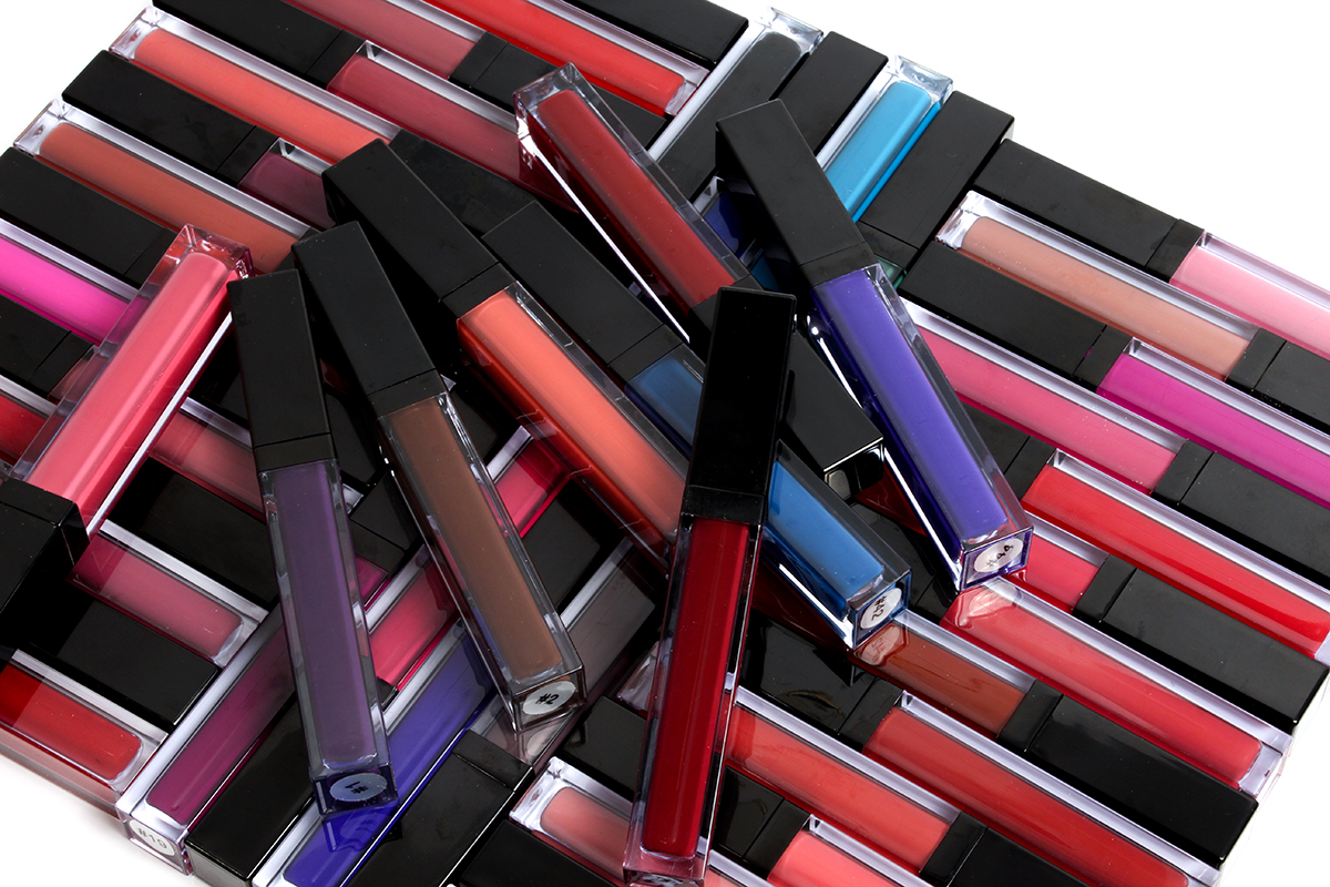 Waterproof organic makeup 44 colors lipcream priva