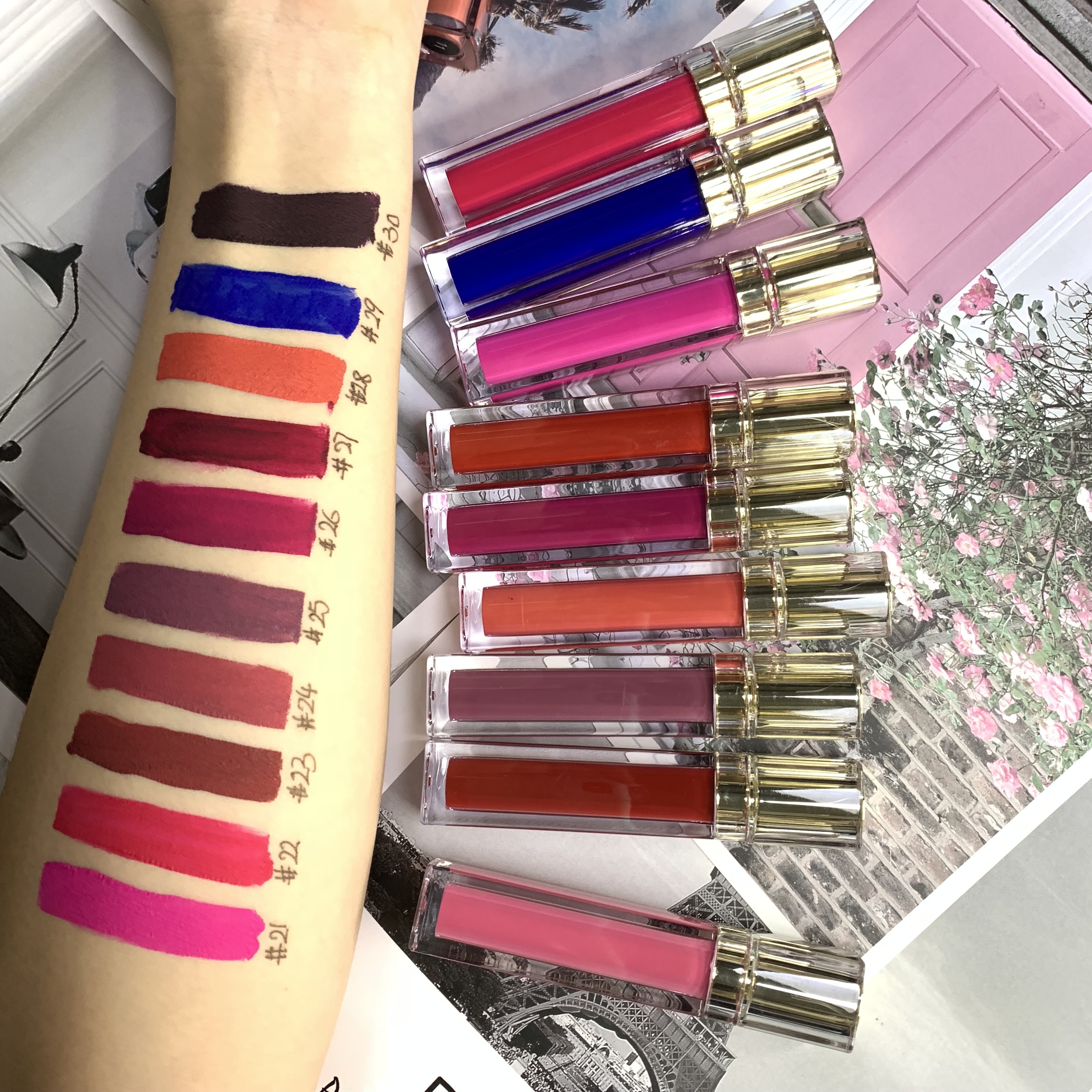 21 colors OEM private label custom matte waterproo