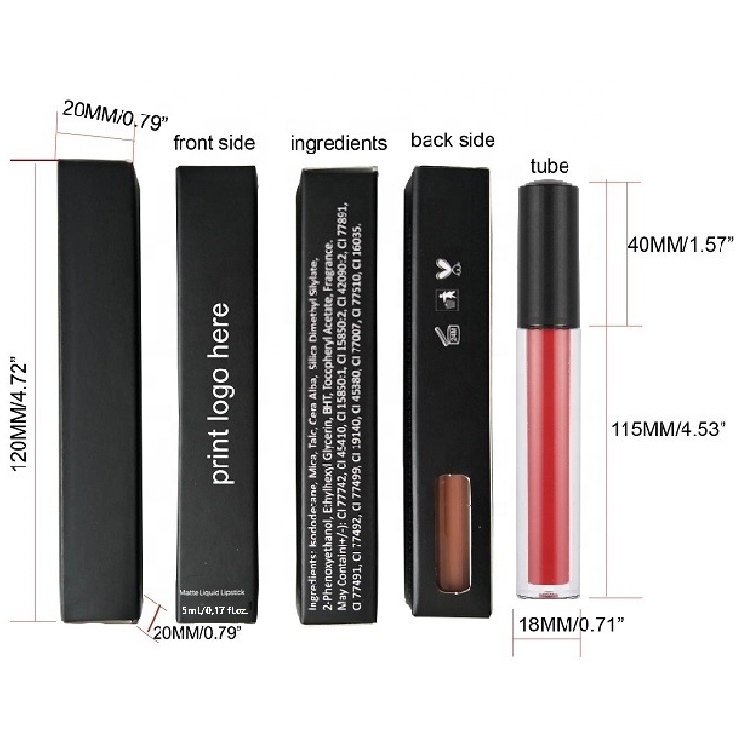 No Logo Lip Stick OEM Private Label Custom Waterpr