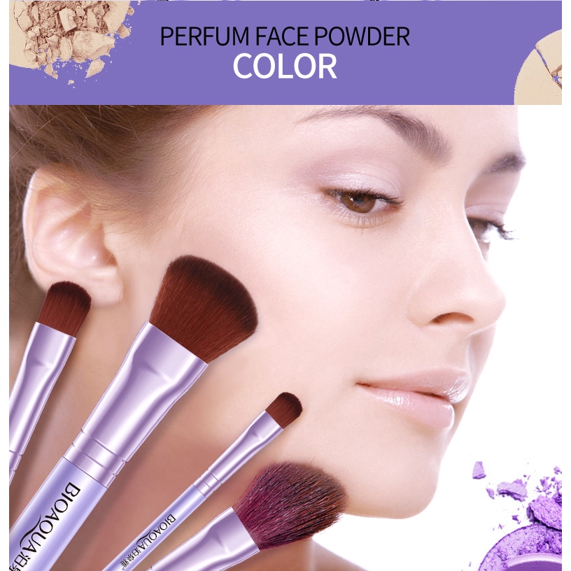 [Authentic spot] fine makeup brush set foundation brush lip brush sponge stick fine bristle color ev