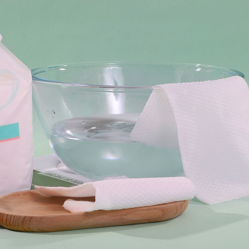 G9 Monkids Pearl Pattern Cotton Disposable Face Towel Cleansing Makeup Facial Tissue 1 Roll 100pcs