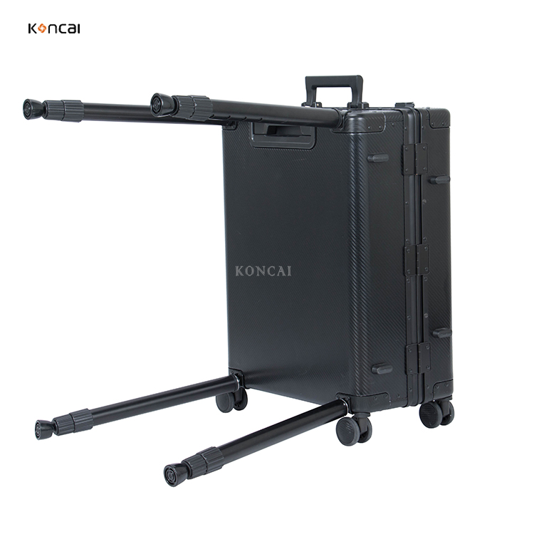 high quality makeup travel rolling carry case cosmetic beauty trolley suitcase with lights makeup ta