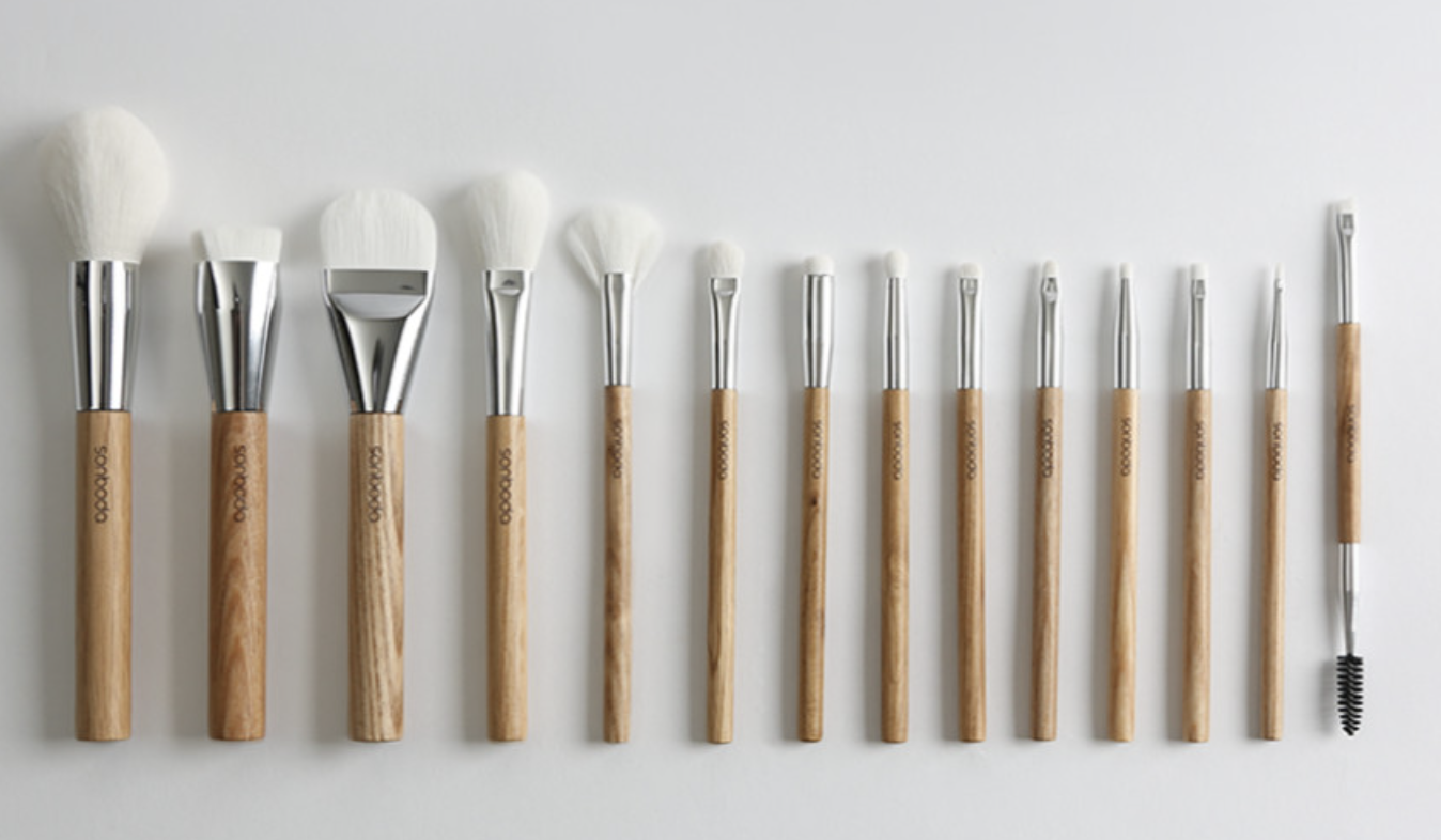 Sonboda Makeup Brush SET (14 Types) - Made of Premium Vegan and Environmentally-friendly Material, M