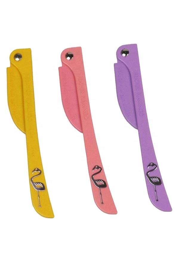 Best Quality Eyebrow Razor Hair Trimmer Flamingo Razor Dermaplaning Razor Tool